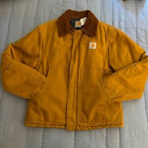 Men's Duck Traditional Arctic Quilt-Lined Jacket - Carhartt Brown - Men size L